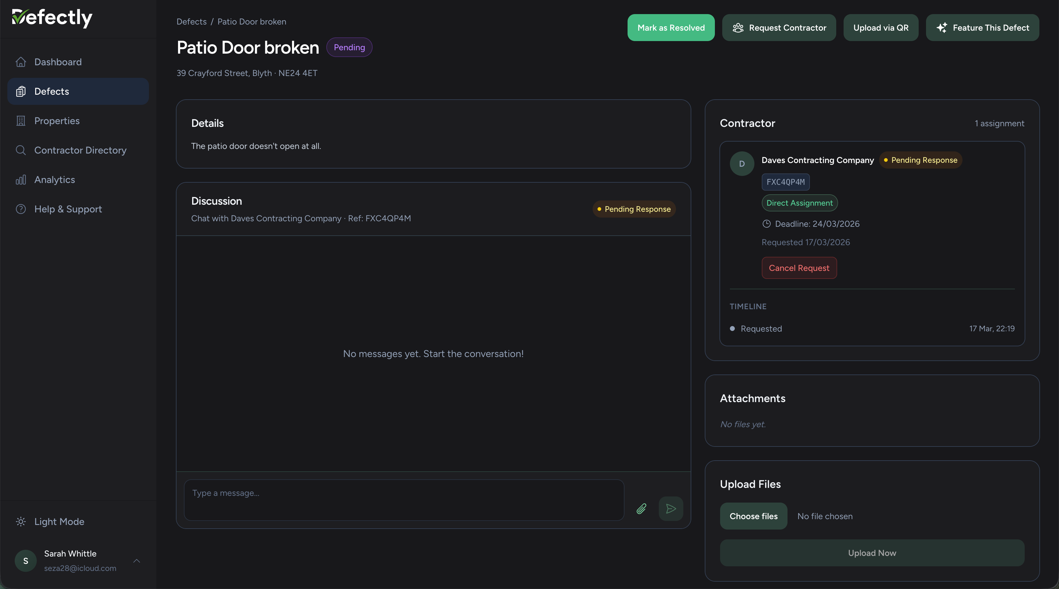 Track, manage, and resolve property defects with confidence